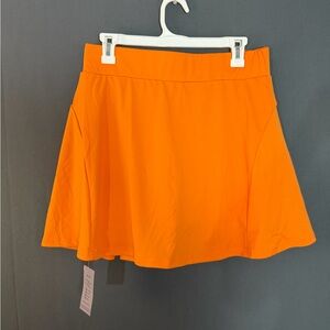 Bright Orange athletic Skirt